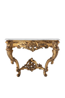 Carved Gold Console Table | Met x Eichholtz Rococo | Oroatrade.com