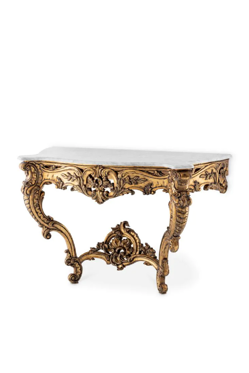 Carved Gold Console Table | Met x Eichholtz Rococo | Oroatrade.com