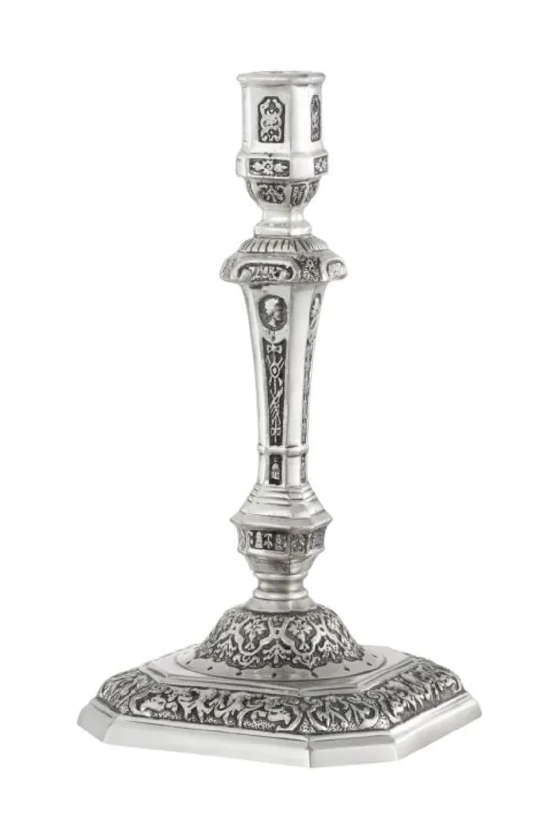 Antique Silver Candle Holder | Met x Eichholtz Berain | Oroatrade.com