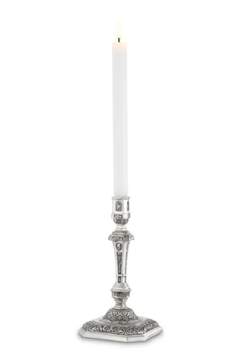 Antique Silver Candle Holder | Met x Eichholtz Berain | Oroatrade.com