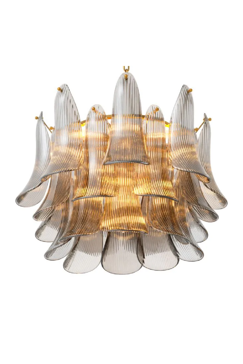 Glass Leaves Chandelier | Met x Eichholtz Amun