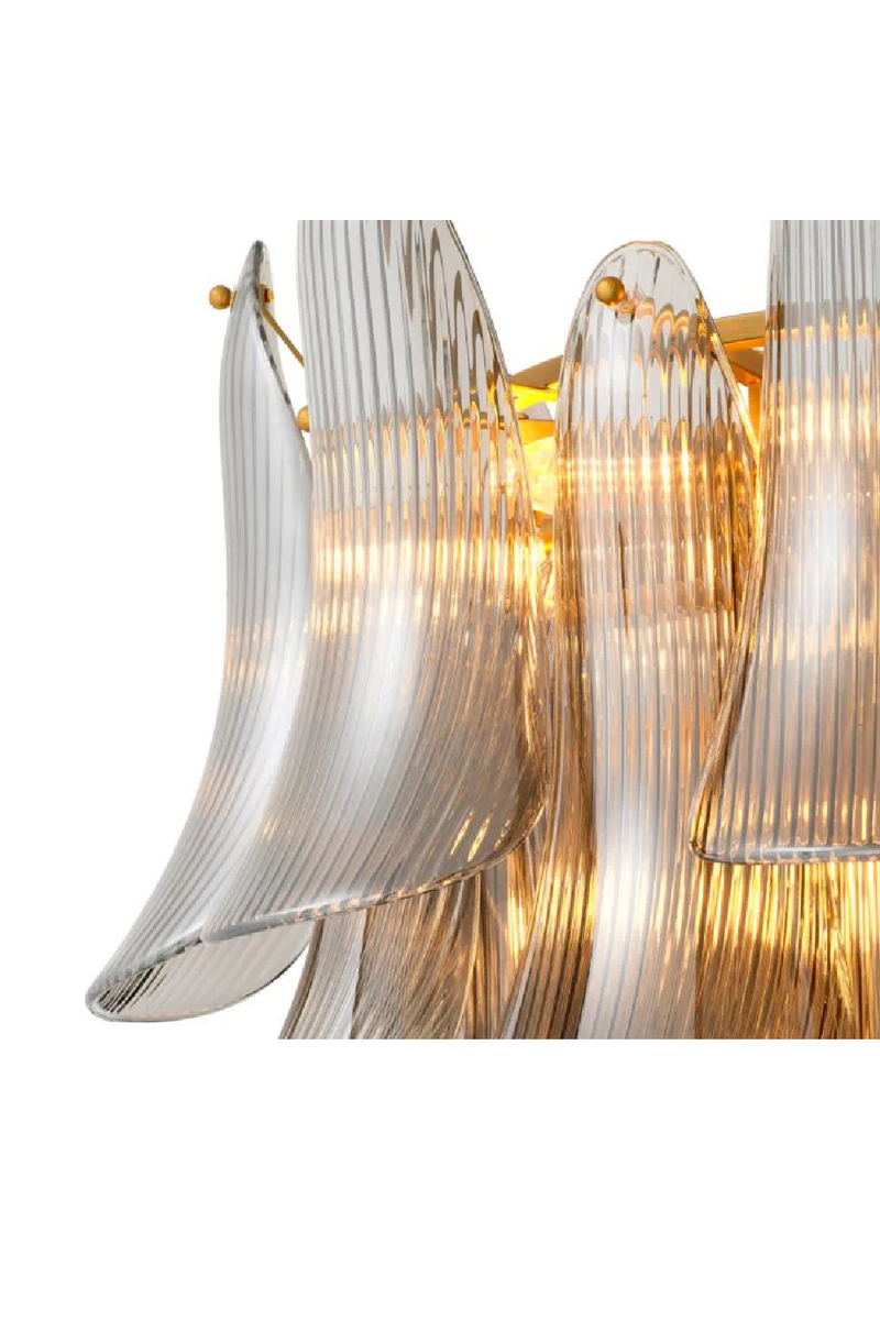 Glass Leaves Chandelier | Met x Eichholtz Amun