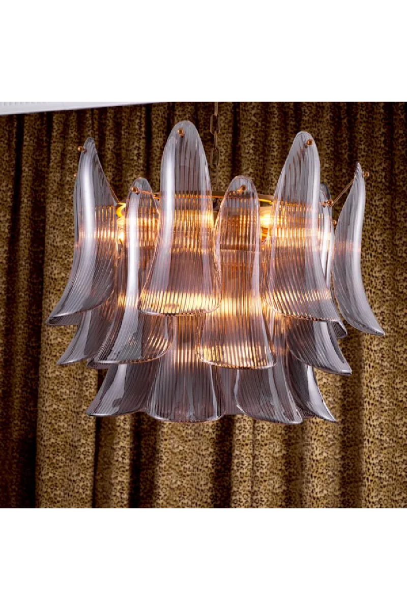 Glass Leaves Chandelier | Met x Eichholtz Amun