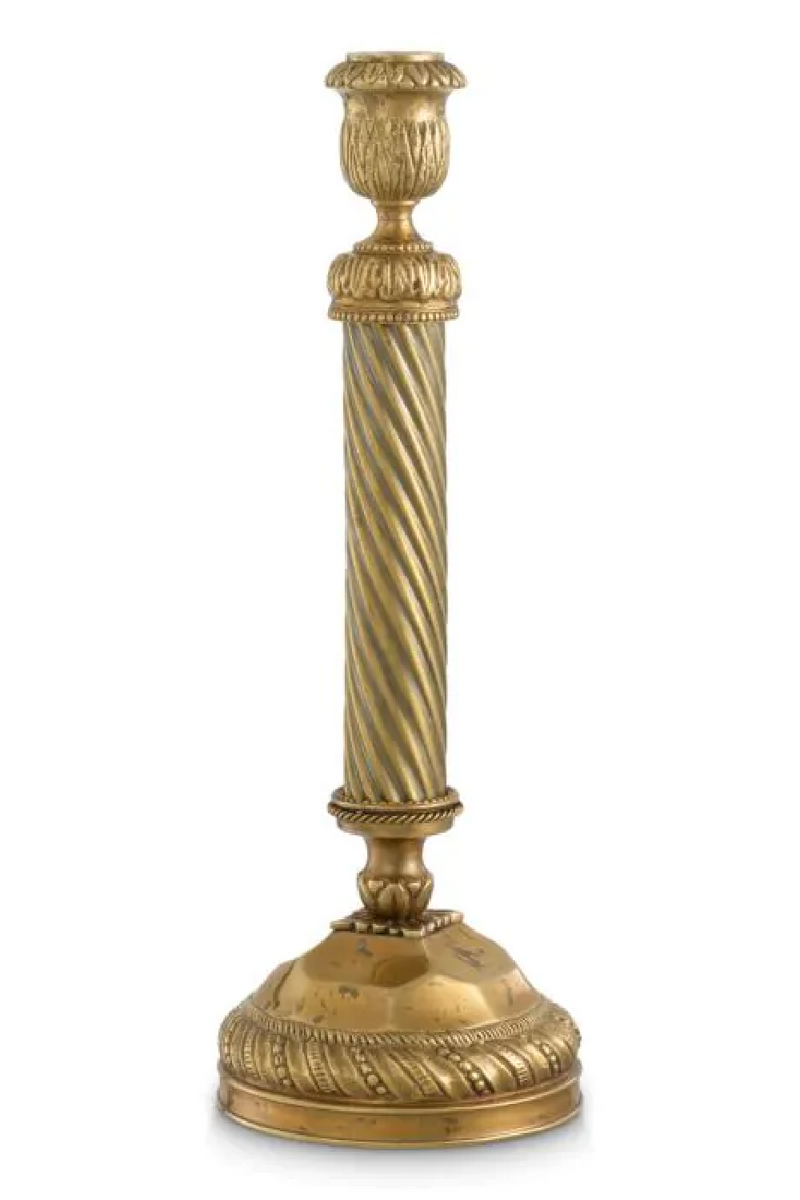 Vintage Brass Candle Holder | Met x Eichholtz Carnier | Oroatrade.com