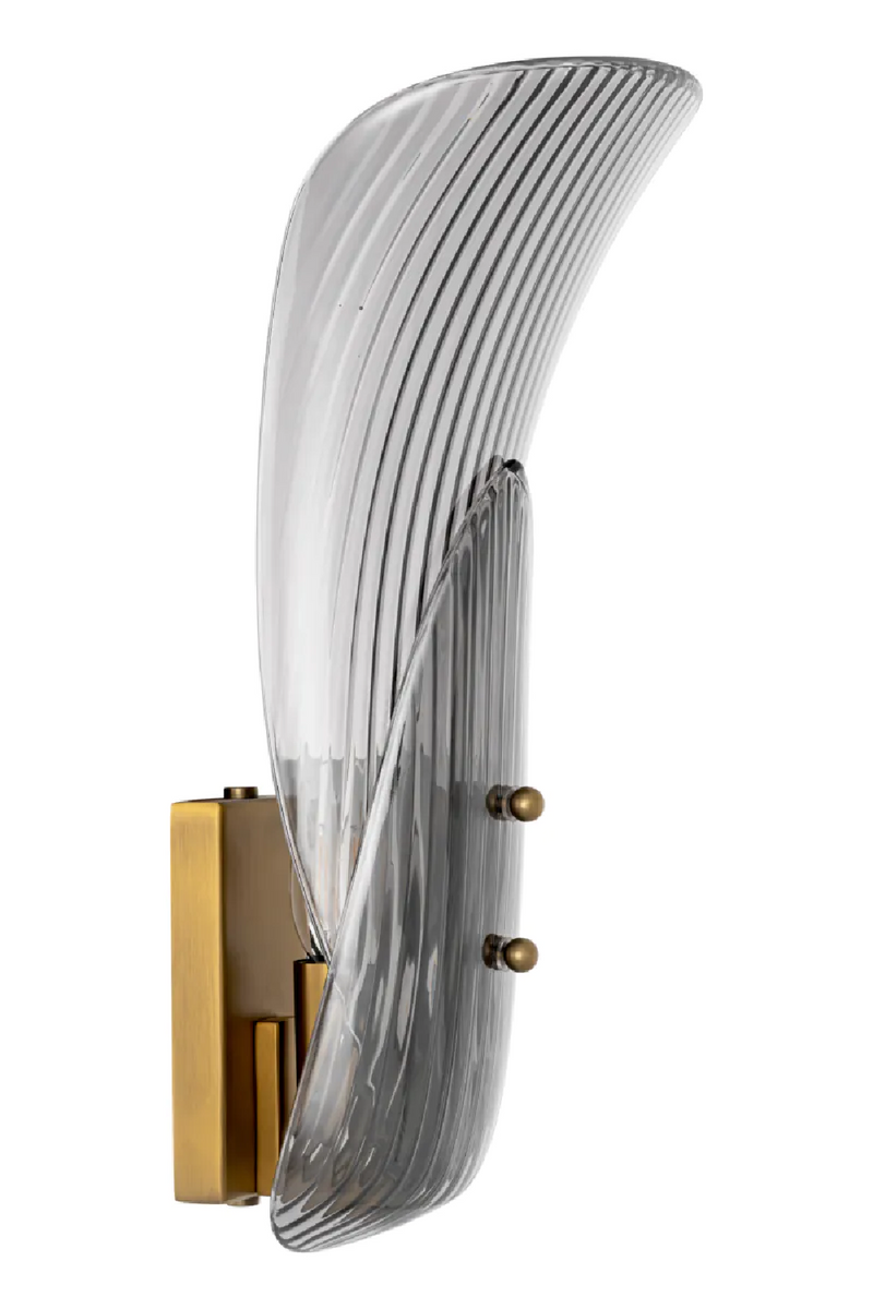 Fluted Glass Wall Lamp | Met x Eichholtz Amun