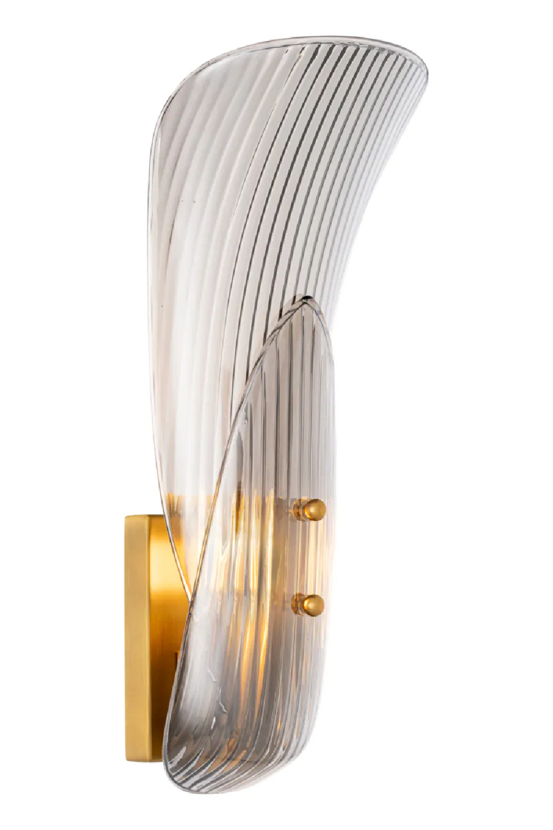 Fluted Glass Wall Lamp | Met x Eichholtz Amun