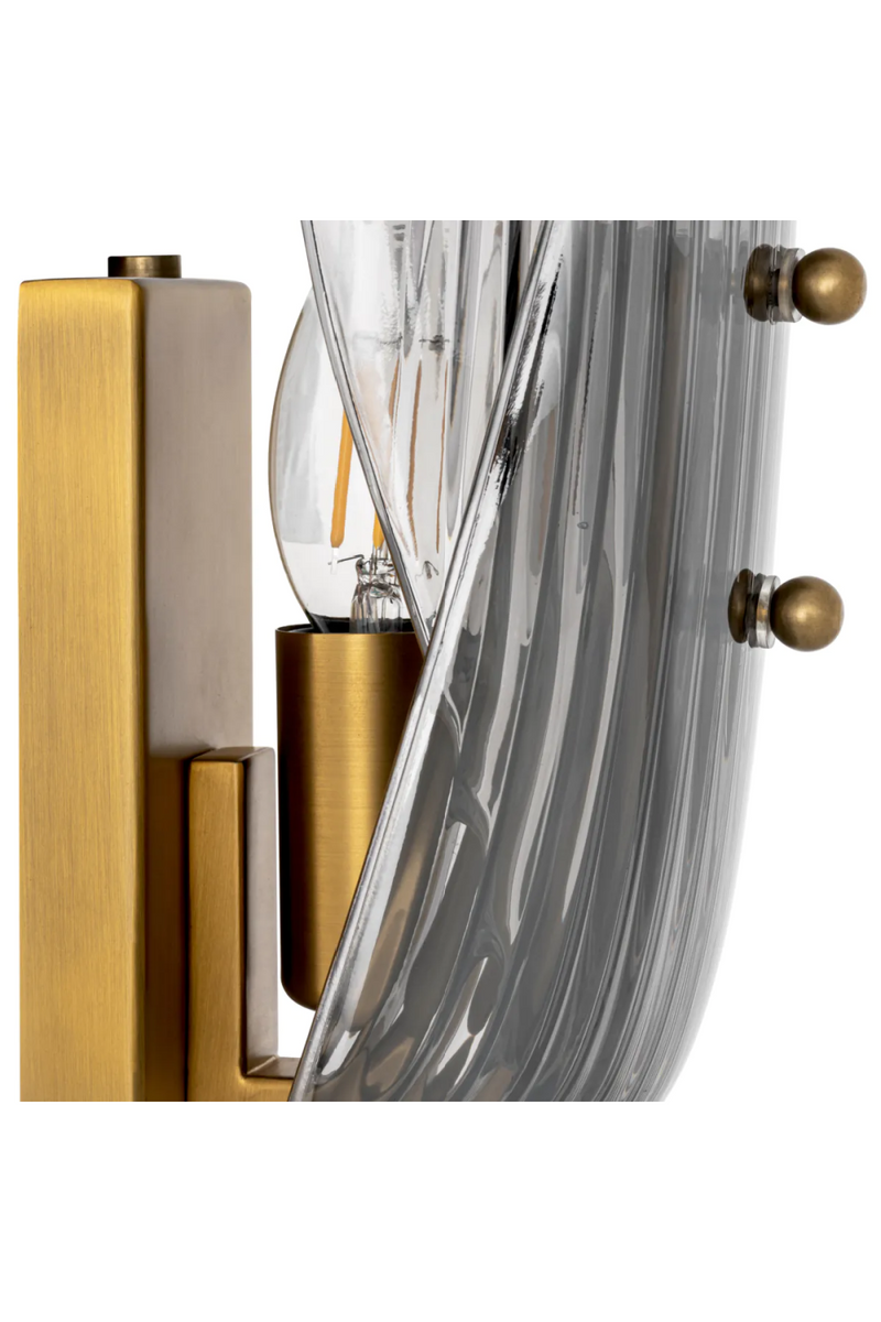 Fluted Glass Wall Lamp | Met x Eichholtz Amun