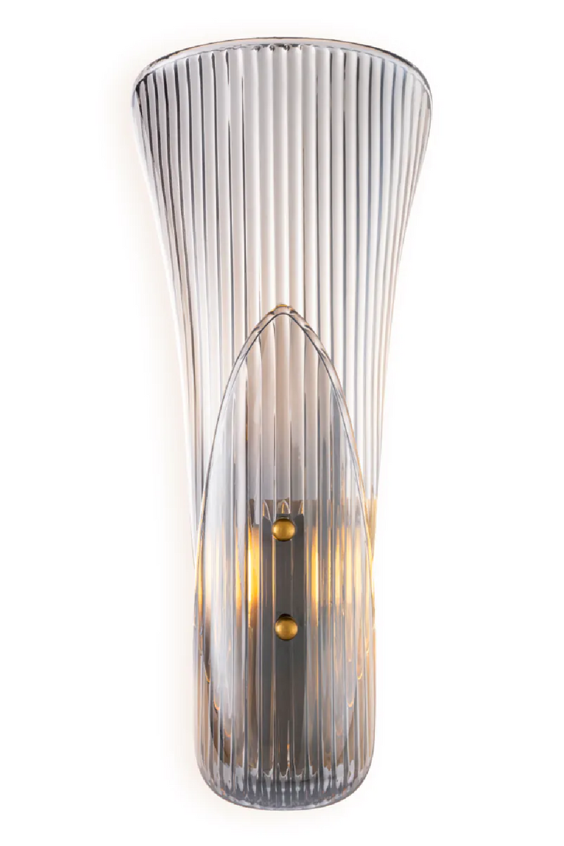 Fluted Glass Wall Lamp | Met x Eichholtz Amun