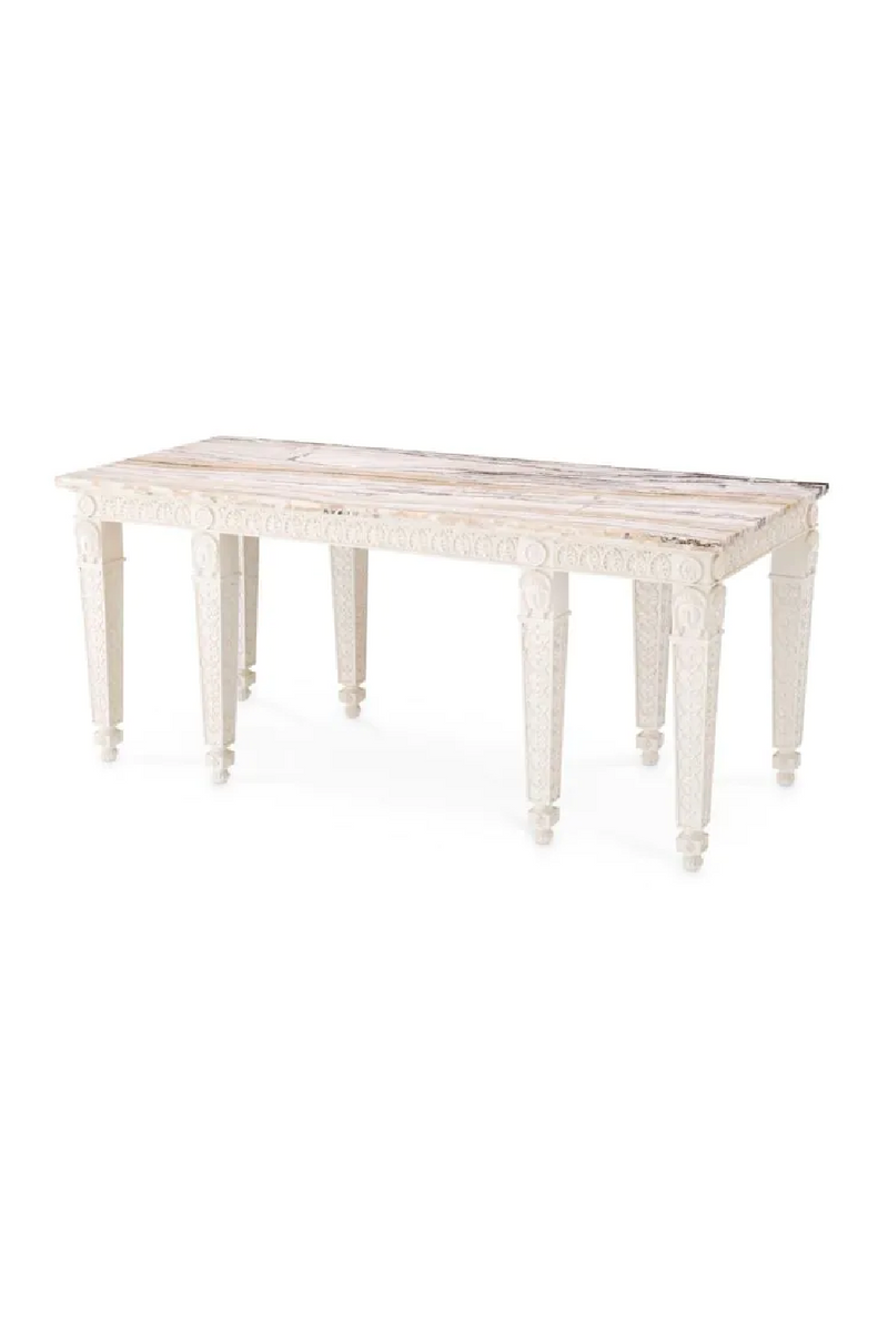 Antique White Marble Console Table | Met x Eichholtz Croome Court | Oroatrade.com