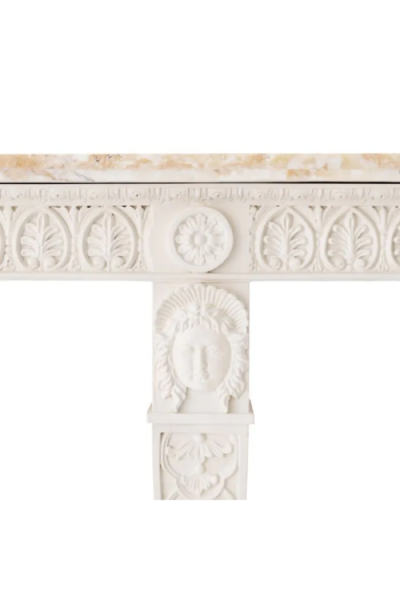 Antique White Marble Console Table | Met x Eichholtz Croome Court | Oroatrade.com