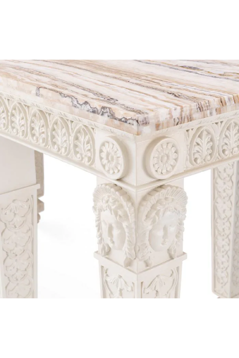 Antique White Marble Console Table | Met x Eichholtz Croome Court | Oroatrade.com