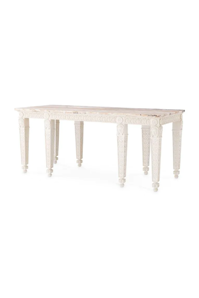 Antique White Marble Console Table | Met x Eichholtz Croome Court | Oroatrade.com