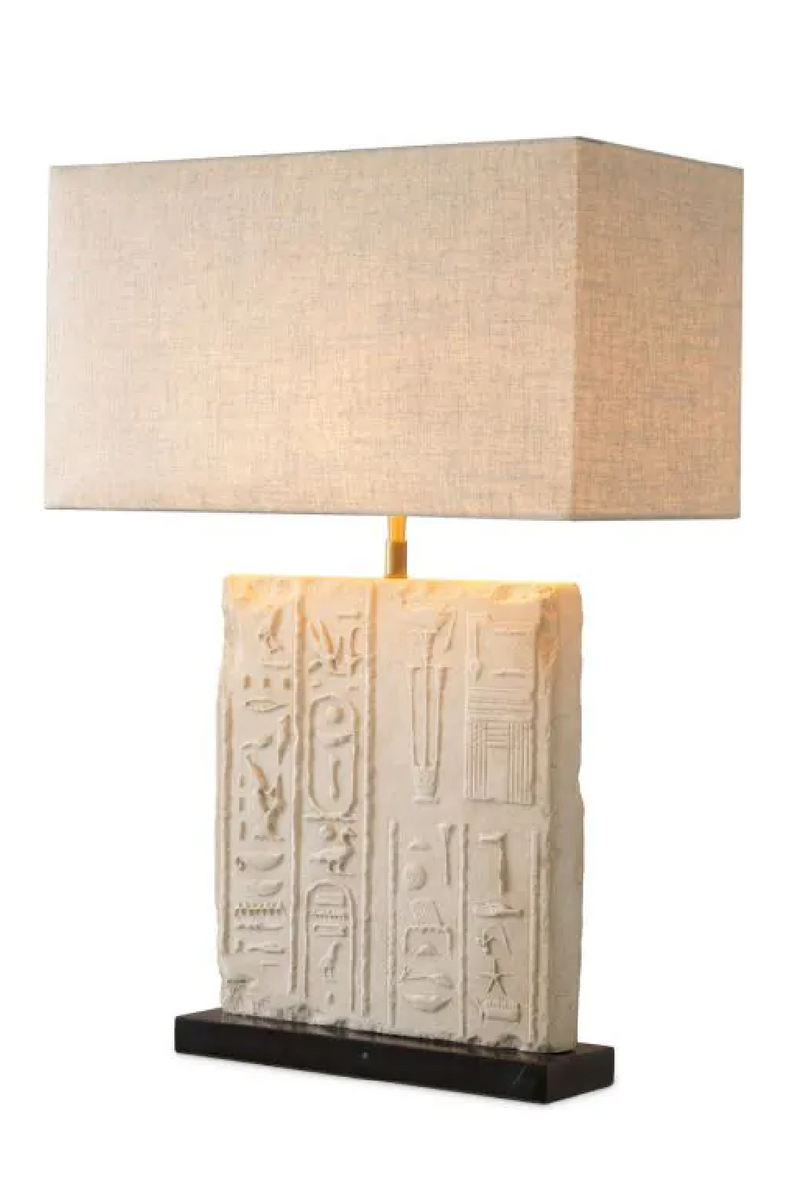 Relief Carved Table Lamp | Met x Eichholtz Hathor