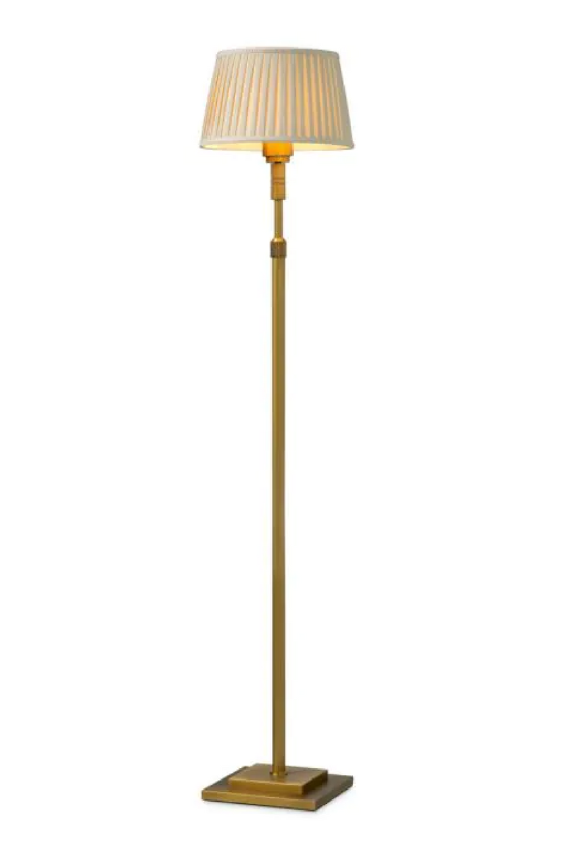 Pleated Shade Adjustable Floor Lamp | Met x Eichholtz Tryon | Oroatrade.com