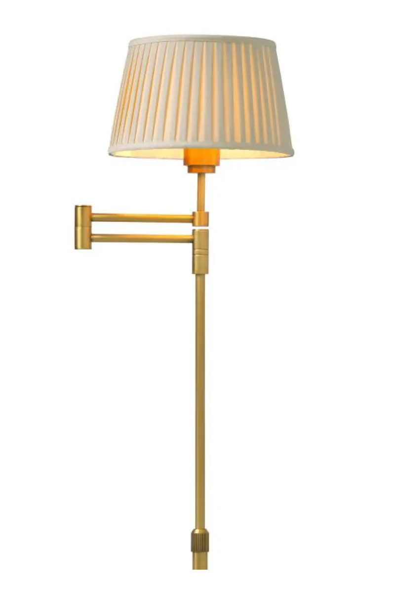 Beige Shade Adjustable Floor Lamp | Met x Eichholtz Corbin