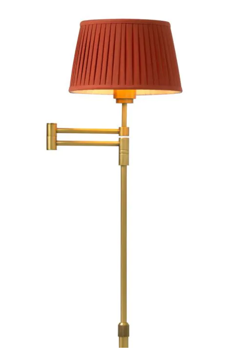 Orange Shade Adjustable Floor Lamp | Met x Eichholtz Corbin