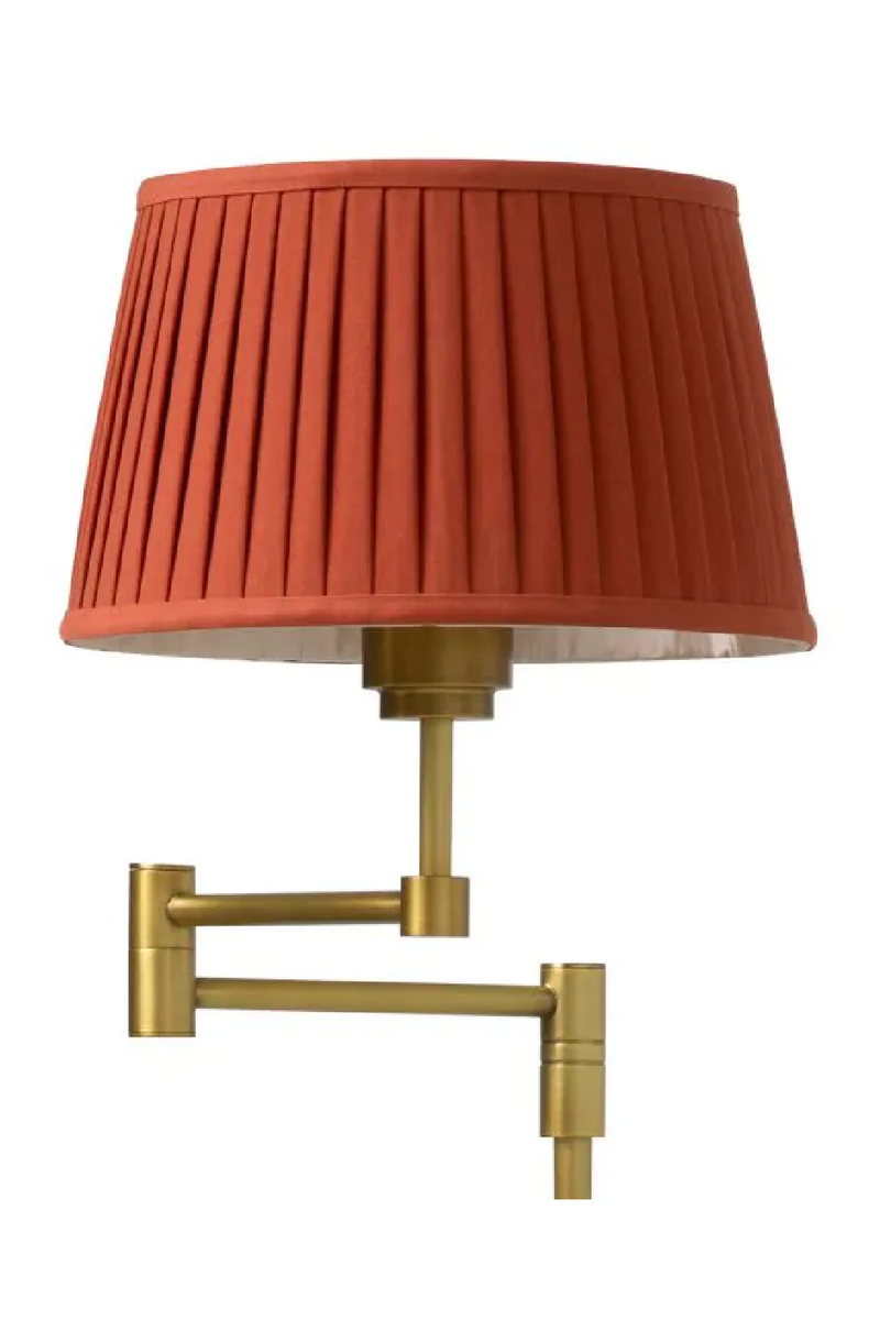 Orange Shade Adjustable Floor Lamp | Met x Eichholtz Corbin