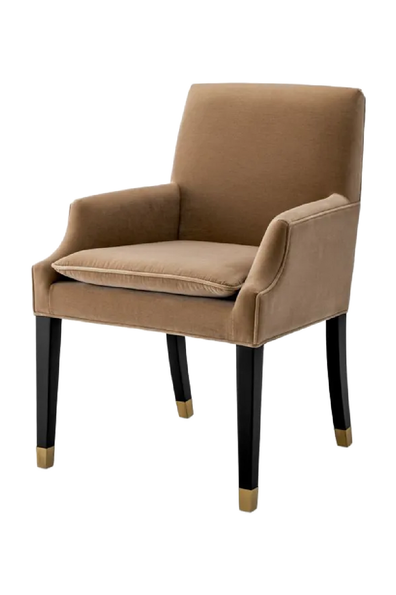 Brown Wool Dining Chair | Met x Eichholtz Clayton