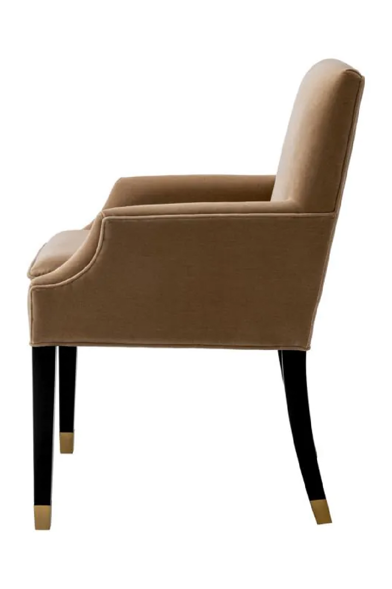 Brown Wool Dining Chair | Met x Eichholtz Clayton