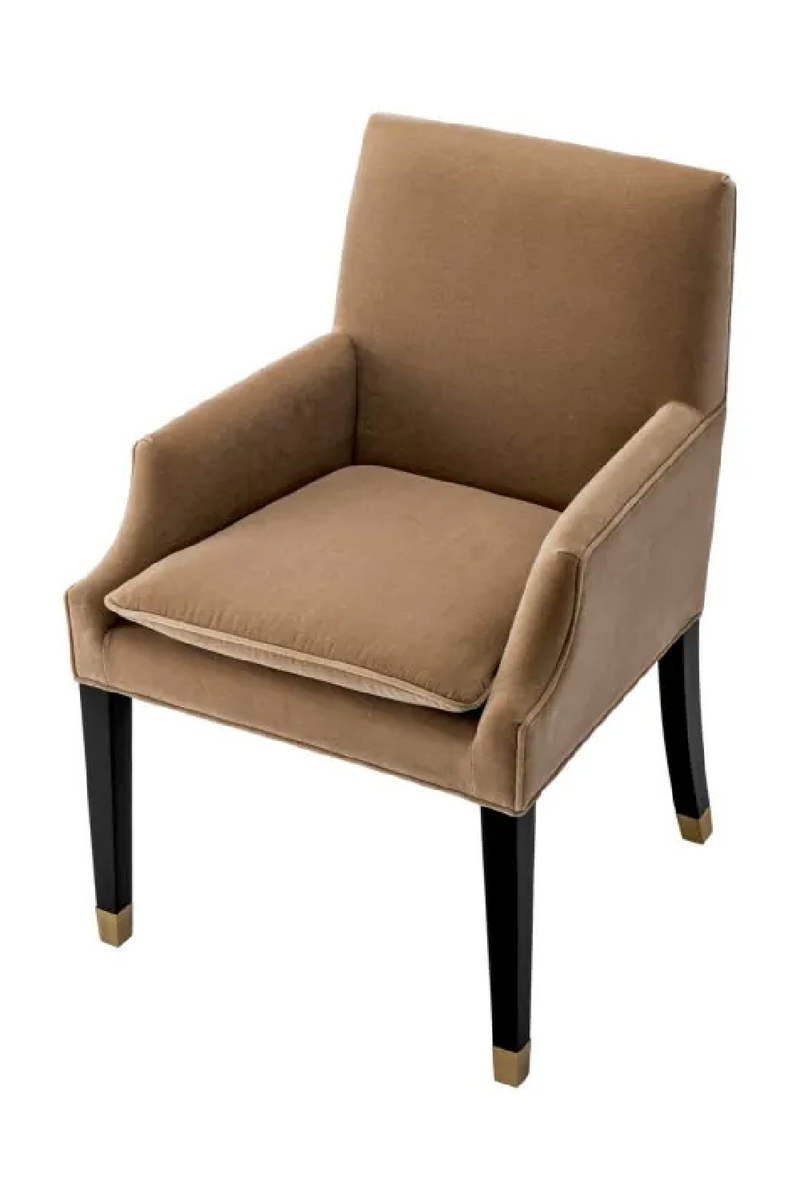 Brown Wool Dining Chair | Met x Eichholtz Clayton