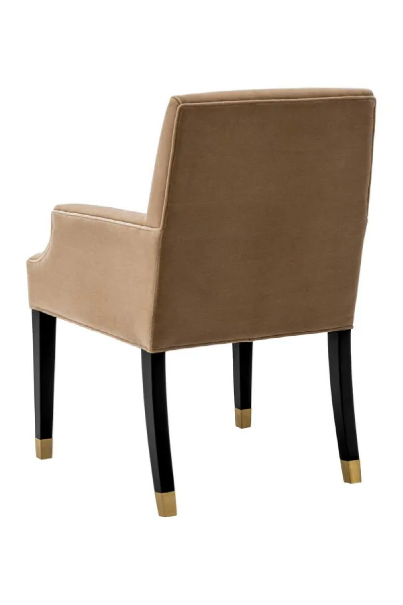 Brown Wool Dining Chair | Met x Eichholtz Clayton