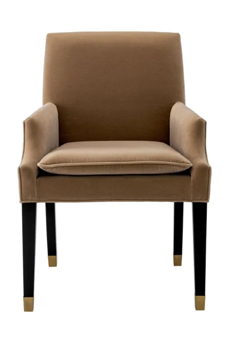 Brown Wool Dining Chair | Met x Eichholtz Clayton