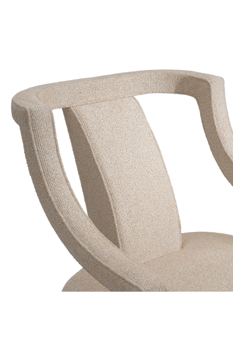 Beige Upholstered Accent Armchair | Met x Eichholtz Roumier