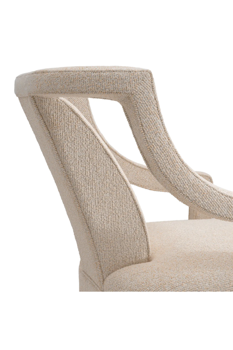 Beige Upholstered Accent Armchair | Met x Eichholtz Roumier