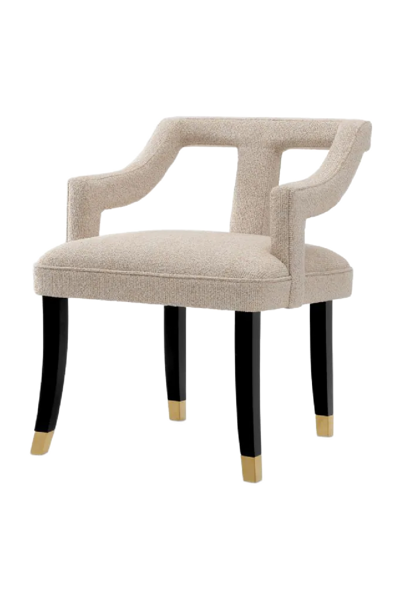 Beige Cut-Out Dining Chair | Met x Eichholtz Roumier