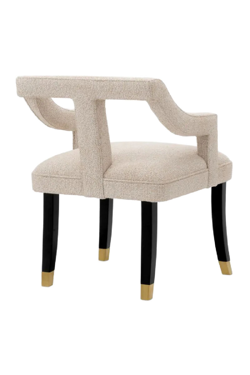 Beige Cut-Out Dining Chair | Met x Eichholtz Roumier