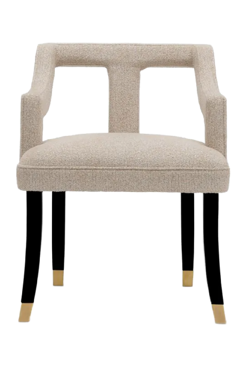 Beige Cut-Out Dining Chair | Met x Eichholtz Roumier