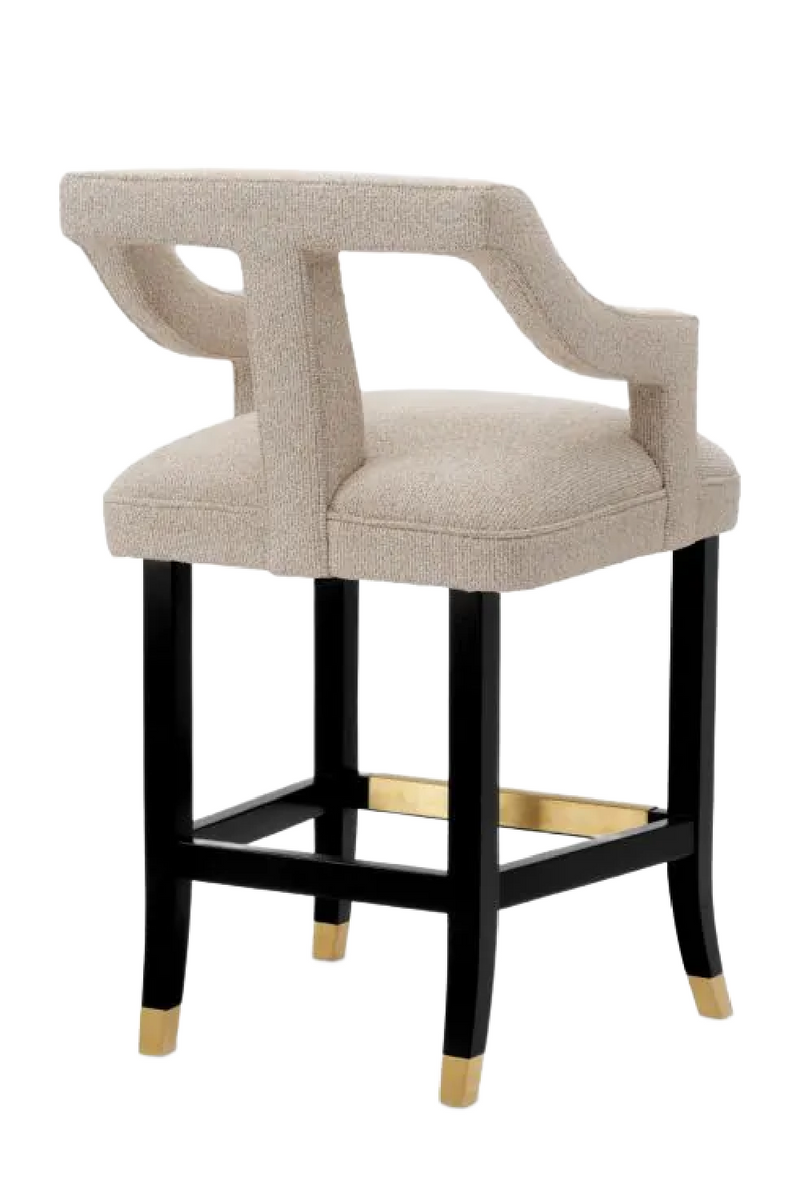 Beige Cut-Out Counter Stool | Met x Eichholtz Roumier