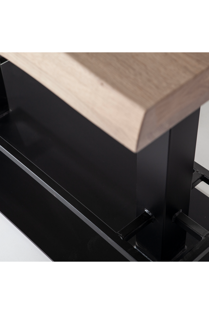 Bleached Wood Counter Table (L) | Eleonora Misty | Oroatrade.com