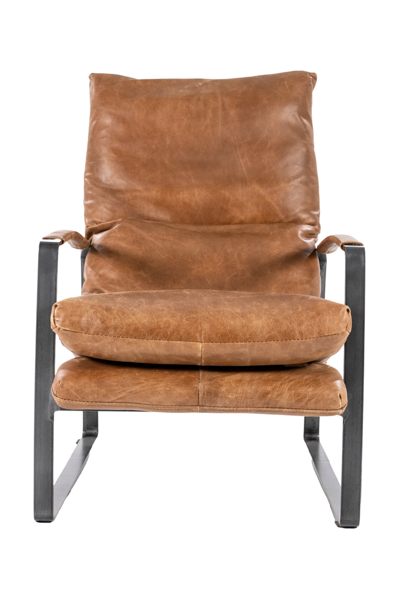 Cognac Leather Lounge Chair | Eleonora Lex | Oroatrade.com