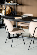 Beige Fletcher Dining Chair | Eleonora Lynn | Oroatrade.com