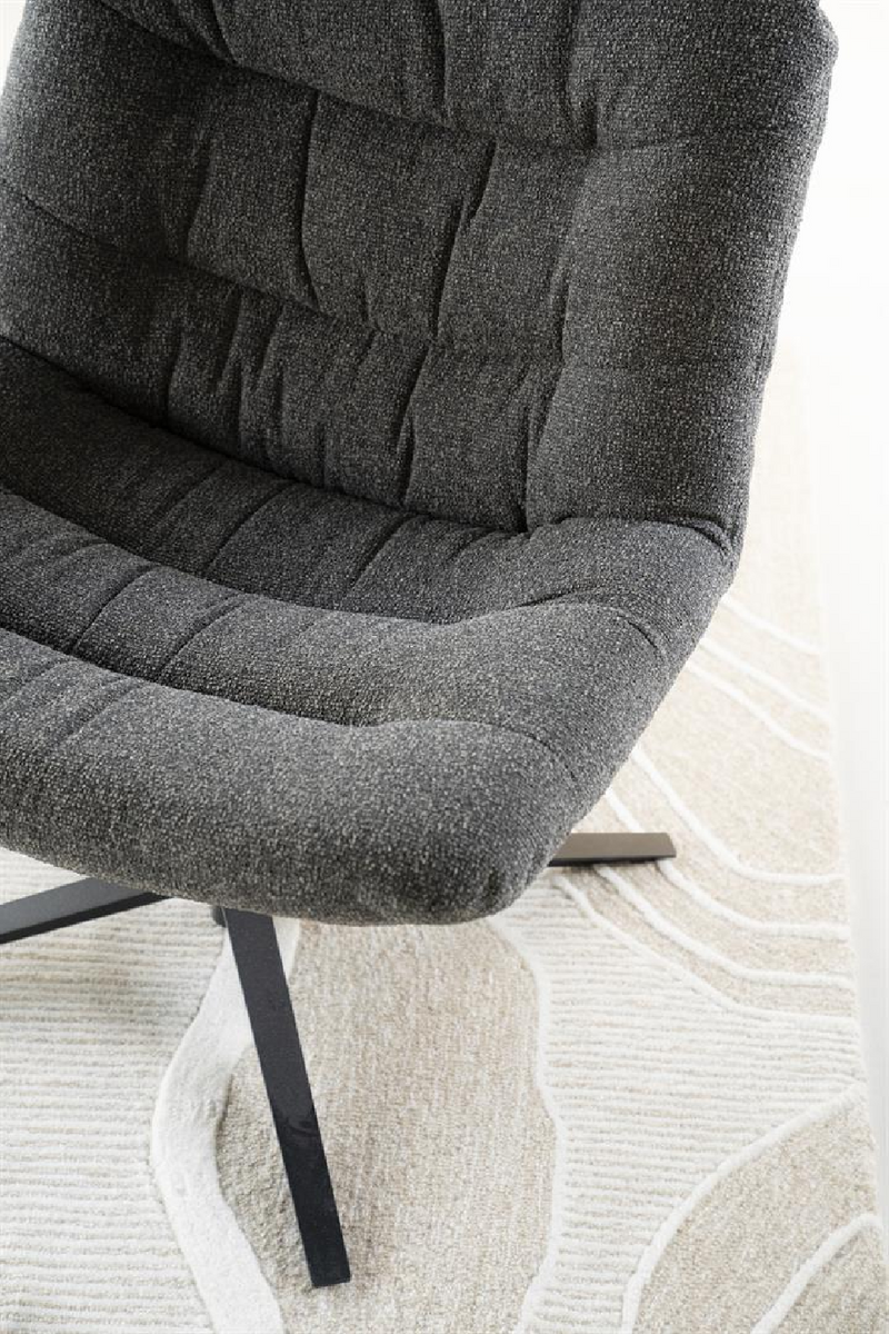 Upholstered Contemporary Swivel Chair | Eleonora Danica | Oroatrade.com
