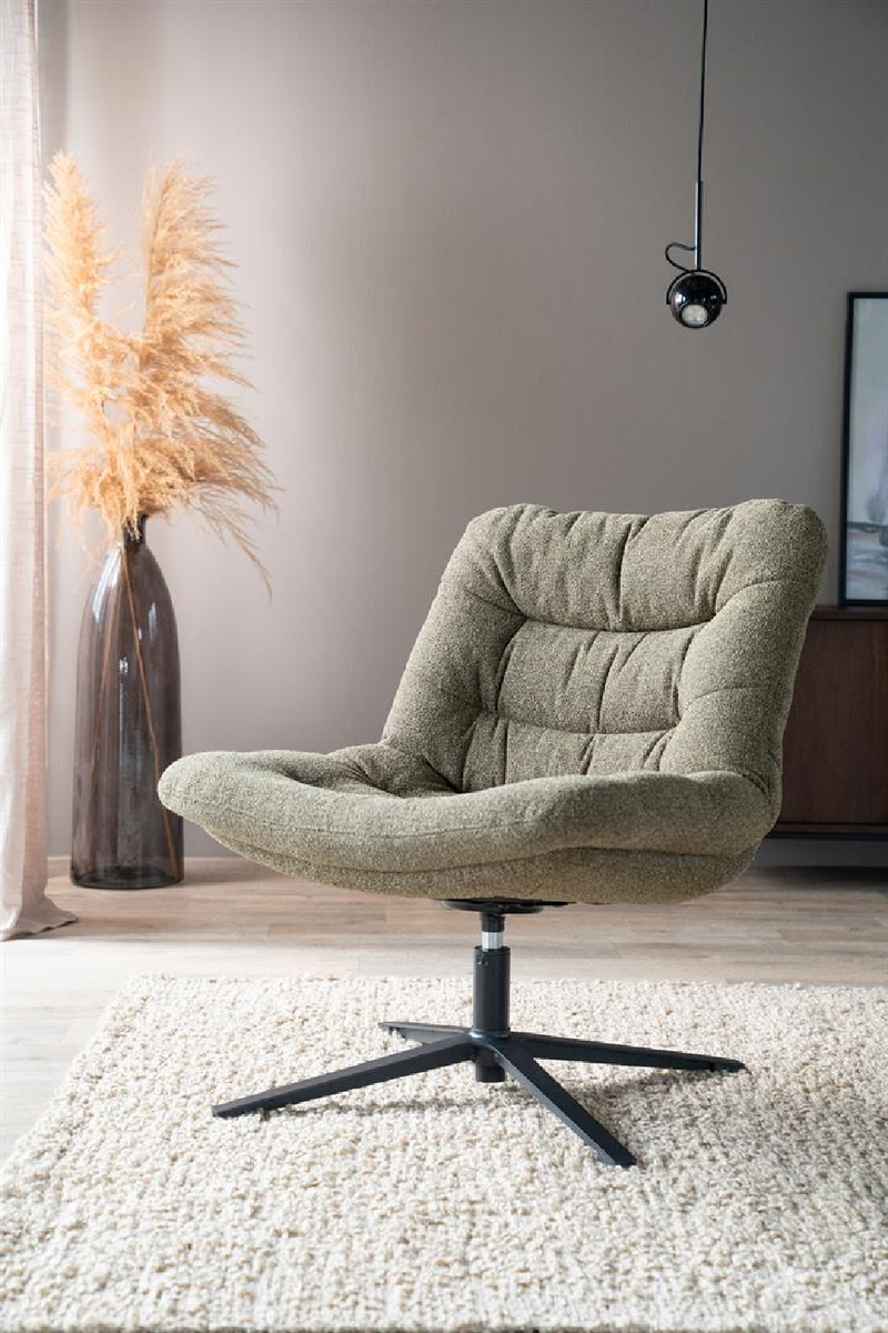 Upholstered Contemporary Swivel Chair | Eleonora Danica | Oroatrade.com