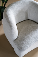 Boucle Upholstered Barrel Chair | Eleonora Charlotte | Oroatrade.com