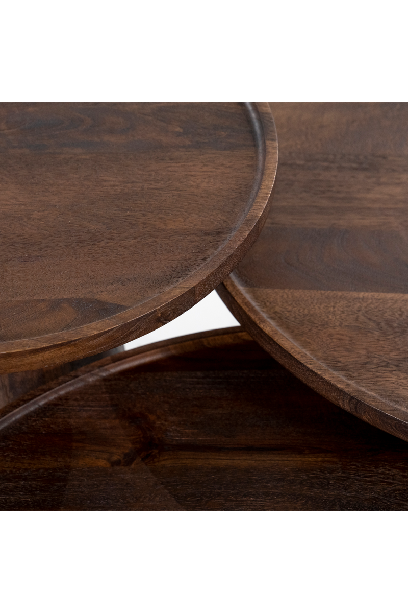Wooden Pedestal Coffee Table | Eleonora Ron | Oroatrade.com