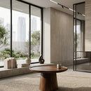 Wooden Pedestal Coffee Table | Eleonora Ron