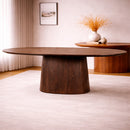 Mango Wood Pedestal Dining Table S | Eleonora Aron