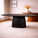 Mango Wood Pedestal Dining Table M | Eleonora Aron