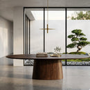 Mango Wood Pedestal Dining Table L | Eleonora Aron