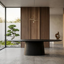 Mango Wood Pedestal Dining Table L | Eleonora Aron