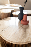 Organic Travertine Coffee Table | Eleonora Mari | Oroatrade.com