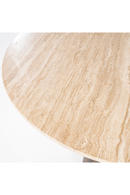 Travertine Pedestal Dining Table | Eleonora Aikin | Oroatrade.com