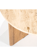 Round Mango Wood Side Table | Eleonora Sara | Oroatrade.com
