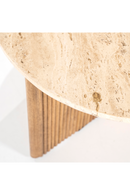 Round Mango Wood Side Table | Eleonora Sara | Oroatrade.com