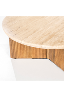 Round Mango Wood Coffee Table | Eleonora Sara | Oroatrade.com