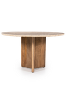 Round Mango Wood Dining Table | Eleonora Sara | Oroatrade.com